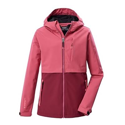 Killtec Mädchen Softshelljacke/Outdoorjacke mit Kapuze KOS 153 GRLS SFTSHLL JCKT, dunkelpink, 140, 44111-000 Killtec Mädchen Softshelljacke/Outdoorjacke mit Kapuze KOS 153 GRLS SFTSHLL JCKT, dunkelpink, 140, 44111-000
