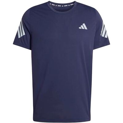 Adidas Men's ADI365 Running Climacool Iconic T-Shirt, Noble Ink, M Adidas Men's ADI365 Running Climacool Iconic T-Shirt, Noble Ink, M