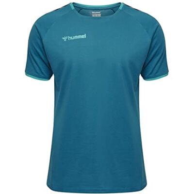hummel Jungen Authentic Kids Training Tee T-Shirt, Celestial, 116 hummel Jungen Authentic Kids Training Tee T-Shirt, Celestial, 116