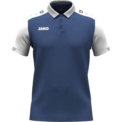 JAKO Unisex Poloshirt Dynamic, Nachtblau/weiß/hellgrau, M JAKO Unisex Poloshirt Dynamic, Nachtblau/weiß/hellgrau, M