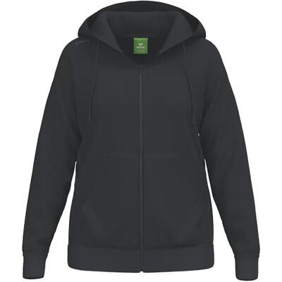 Erima Damen TS Kapuzen Jacke (2072551), schwarz, 44 Erima Damen TS Kapuzen Jacke (2072551), schwarz, 44