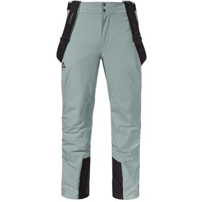 Schöffel Herren Pants Style Pine MNS, wasserdichte Skihose mit abnehmbaren Hosenträgern, Thermohose mit 2-Wege-Stretch und verstärktem Bein, Steel Grey, 50 Schöffel Herren Pants Style Pine MNS, wasserdichte Skihose mit abnehmbaren Hosenträgern, Thermohose mit 2-Wege-Stretch und verstärktem Bein, Steel Grey, 50