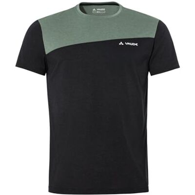 VAUDE Herren Mens Sveit T-Shirt, Black/Agave, M EU VAUDE Herren Mens Sveit T-Shirt, Black/Agave, M EU