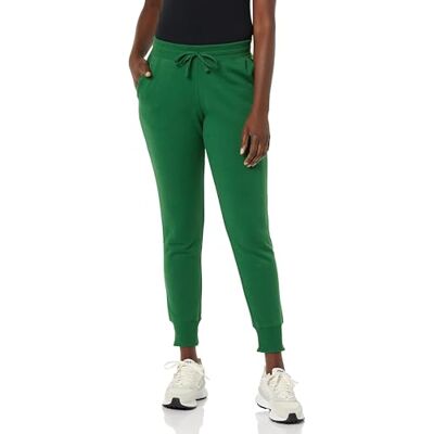 Amazon Essentials Damen Fleece-Jogginghose (Erhältlich in Übergröße), Dunkelgrün, XL Amazon Essentials Damen Fleece-Jogginghose (Erhältlich in Übergröße), Dunkelgrün, XL
