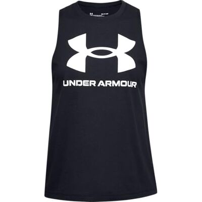 Under Armour Damen UA W Live Sportstyle Tank Top, weiches Gym Sporttop, Fitness Shirt mit klassischer Muskelshirt-Silhouette Under Armour Damen UA W Live Sportstyle Tank Top, weiches Gym Sporttop, Fitness Shirt mit klassischer Muskelshirt-Silhouette