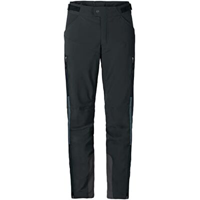 VAUDE Men's Qimsa Softshell Pants II Fahrrad Softshellhose für Herren, 100% Winddicht, atmungsaktiv und wasserabweisend, Black/Black, XXL-Short VAUDE Men's Qimsa Softshell Pants II Fahrrad Softshellhose für Herren, 100% Winddicht, atmungsaktiv und wasserabweisend, Black/Black, XXL-Short