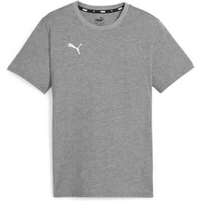 Puma Unisex Teamgoal Casuals Tee Jr T-Shirt, Medium Grey Heather- White, 164 EU Puma Unisex Teamgoal Casuals Tee Jr T-Shirt, Medium Grey Heather- White, 164 EU