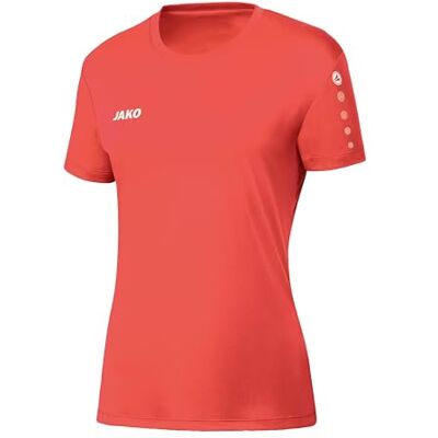 JAKO Damen Trikot Team, Kurzarm, Coral, 40 JAKO Damen Trikot Team, Kurzarm, Coral, 40