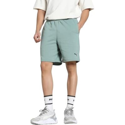 Puma Unisex M TAD Essentials 8" Knit Short Gestrickte Shorts, Green Moon, Puma Unisex M TAD Essentials 8" Knit Short Gestrickte Shorts, Green Moon,