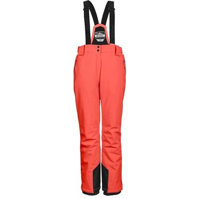 Killtec Damen Skihose/Funktionshose mit abnehmbaren Trägern, Kantenschutz und Schneefang KSW 249 WMN SKI PNTS_ERIELLE, Bright Coral, 40, 43428-000 Killtec Damen Skihose/Funktionshose mit abnehmbaren Trägern, Kantenschutz und Schneefang KSW 249 WMN SKI PNTS_ERIELLE, Bright Coral, 40, 43428-000