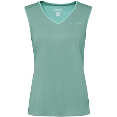 VAUDE Women's Essential Top, Funktionelles, ärmelloses T-Shirt, hoher, Dusty fern, 40 VAUDE Women's Essential Top, Funktionelles, ärmelloses T-Shirt, hoher, Dusty fern, 40