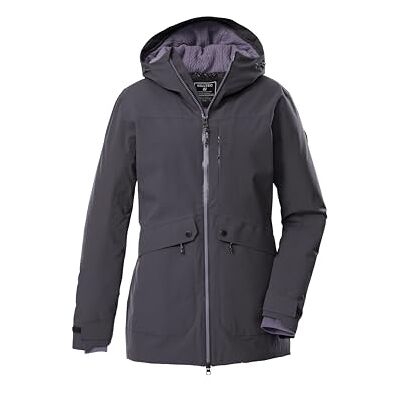 Killtec Damen Outdoorparka/Funktionsparka mit Kapuze KOW 16 WMN PRK, metall, 40, 43310-000 Killtec Damen Outdoorparka/Funktionsparka mit Kapuze KOW 16 WMN PRK, metall, 40, 43310-000