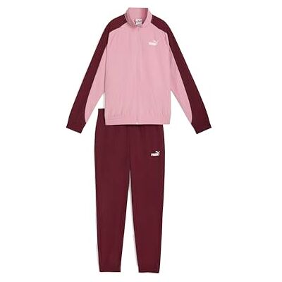 Puma Damen Woven Tracksuit Cl Gewebte Anzüge, Rubinschimmer, M EU Puma Damen Woven Tracksuit Cl Gewebte Anzüge, Rubinschimmer, M EU