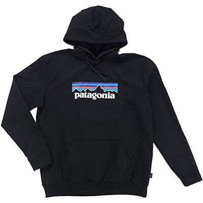 Patagonia Unisex P-6 Logo Uprisal Hoody Pullover, Schwarz, M Patagonia Unisex P-6 Logo Uprisal Hoody Pullover, Schwarz, M