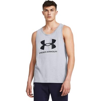 Under Armour Herren UA SPORTSTYLE LOGO TANK, Tank Top für Männer, leichtes und schnell trocknendes Funktionsshirt Under Armour Herren UA SPORTSTYLE LOGO TANK, Tank Top für Männer, leichtes und schnell trocknendes Funktionsshirt