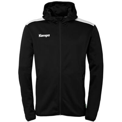 Kempa Herren Emotion 27 Kapuzenjacke Sport-Jacke, Schwarz/Weiß, S EU Kempa Herren Emotion 27 Kapuzenjacke Sport-Jacke, Schwarz/Weiß, S EU