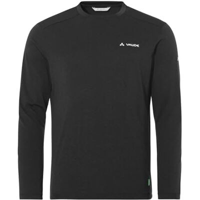VAUDE Men's Sveit LS T-Shirt II, Funktions-Langarmshirt, Black/White, M VAUDE Men's Sveit LS T-Shirt II, Funktions-Langarmshirt, Black/White, M
