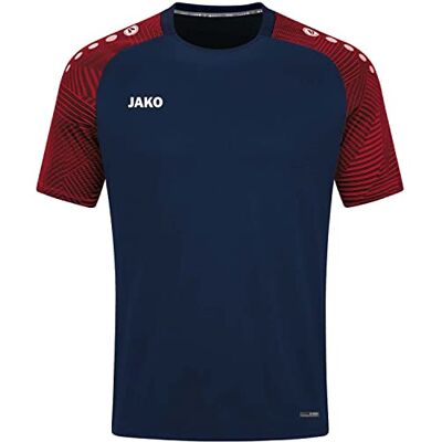 JAKO Herren T-Shirt Performance, Marine/Rot, XL JAKO Herren T-Shirt Performance, Marine/Rot, XL