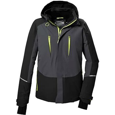 Killtec Herren Skijacke/Funktionsjacke mit Kapuze, Unterarmventilation und Schneefang KOW 29 MN JCKT, anthrazit, L, 41933-000 Killtec Herren Skijacke/Funktionsjacke mit Kapuze, Unterarmventilation und Schneefang KOW 29 MN JCKT, anthrazit, L, 41933-000