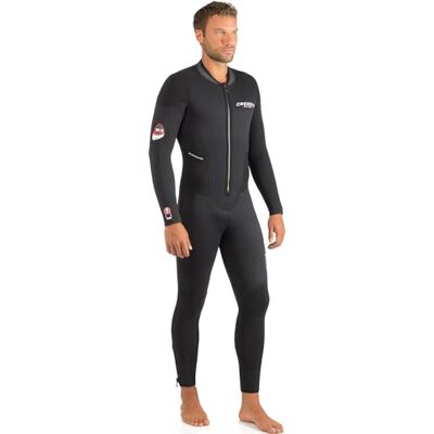 Cressi Endurance Man Monopiece Wetsuit 3mm Einteiliger Herren Neoprenanzug aus 3mm Schwarz, doppelt gefüttertem Neopren zum Tauchen und Schnorcheln, XL/5 Cressi Endurance Man Monopiece Wetsuit 3mm Einteiliger Herren Neoprenanzug aus 3mm Schwarz, doppelt gefüttertem Neopren zum Tauchen und Schnorcheln, XL/5