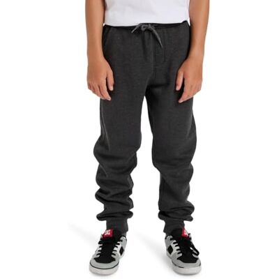 Quiksilver Hose mit elastischer Taille, schmale Jogginghose, Jungen, Schwarz, Größe 36 Quiksilver Hose mit elastischer Taille, schmale Jogginghose, Jungen, Schwarz, Größe 36