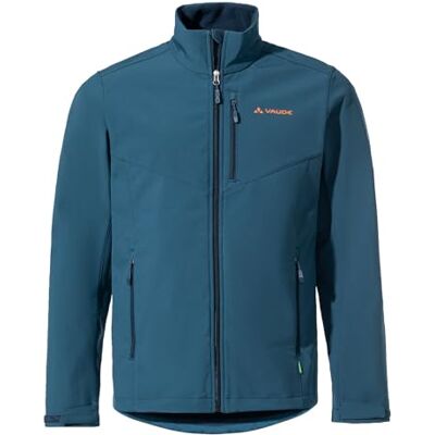 VAUDE Herren Softshell Cyclone Jacket VI, winddicht, atmungsaktiv, wasserabweisend und warm, baltic sea uni, 3XL VAUDE Herren Softshell Cyclone Jacket VI, winddicht, atmungsaktiv, wasserabweisend und warm, baltic sea uni, 3XL