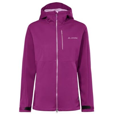 VAUDE Damen Softshell Jacke All Year Elope Softshell Jacket II, winddicht, atmungsaktiv und wasserabweisend, pink orchid, 36 VAUDE Damen Softshell Jacke All Year Elope Softshell Jacket II, winddicht, atmungsaktiv und wasserabweisend, pink orchid, 36
