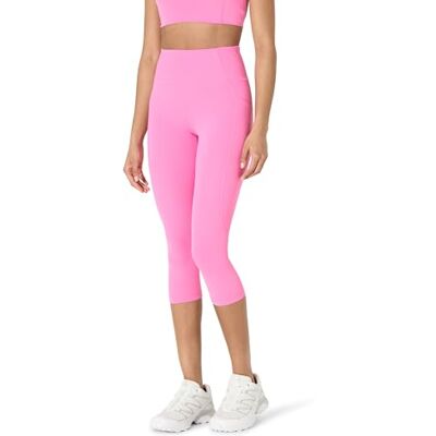 Amazon Essentials Damen Active FormFlex Buttery Soft Capri-Leggings für Yoga und Workouts mit Taschen, hoher Taille, Schrittlänge von 48 cm, Flamingo Rosa, M Amazon Essentials Damen Active FormFlex Buttery Soft Capri-Leggings für Yoga und Workouts mit Taschen, hoher Taille, Schrittlänge von 48 cm, Flamingo Rosa, M
