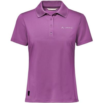 VAUDE Women's Essential Polo Shirt, Damen Poloshirt, Magenta, 48 VAUDE Women's Essential Polo Shirt, Damen Poloshirt, Magenta, 48