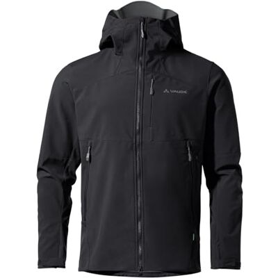 VAUDE Herren Shoftshelljacke Roccia Softshell Jacket II, 100% winddicht, atmungsaktiv, wasserabweisend, black, 3XL VAUDE Herren Shoftshelljacke Roccia Softshell Jacket II, 100% winddicht, atmungsaktiv, wasserabweisend, black, 3XL