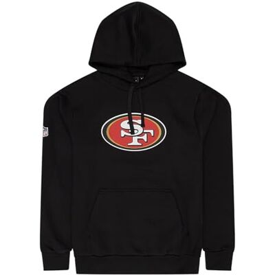 New Era San Francisco 49ers NFL Team Logo Hoody Schwarz Kapuzenpullover XXL New Era San Francisco 49ers NFL Team Logo Hoody Schwarz Kapuzenpullover XXL