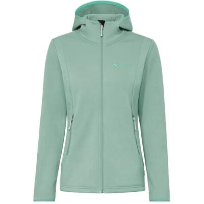 VAUDE Damen Fleecejacke Idris Fleece Hoody, angenehm warm, schnelltrocknend, atmungsaktiv, dusty fern, 46 VAUDE Damen Fleecejacke Idris Fleece Hoody, angenehm warm, schnelltrocknend, atmungsaktiv, dusty fern, 46