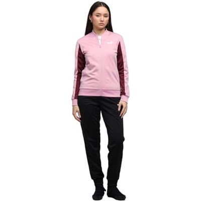 Puma Damen Poly Baseball Suit Cl Strickanzüge, Poised Pink, L EU Puma Damen Poly Baseball Suit Cl Strickanzüge, Poised Pink, L EU
