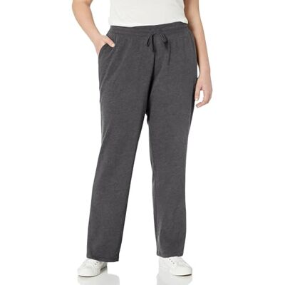 Amazon Essentials Damen Jogginghose Mit Geradem Bein Und Kordelzug Für Damen, Fleece – (In Übergröße Erhältlich), Dunkelgrau Meliert, S Amazon Essentials Damen Jogginghose Mit Geradem Bein Und Kordelzug Für Damen, Fleece – (In Übergröße Erhältlich), Dunkelgrau Meliert, S