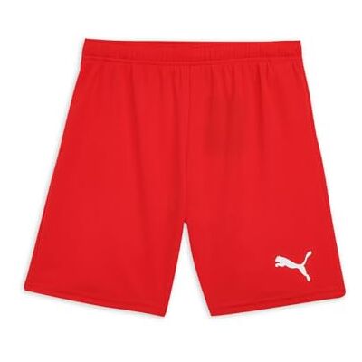 Puma Unisex Kinder Teamrise Jr Shorts, Red- White, 176 EU Puma Unisex Kinder Teamrise Jr Shorts, Red- White, 176 EU