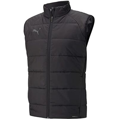 Puma Herren Teamliga Vest Jacket Strickjacke, Schwarz, S EU Puma Herren Teamliga Vest Jacket Strickjacke, Schwarz, S EU