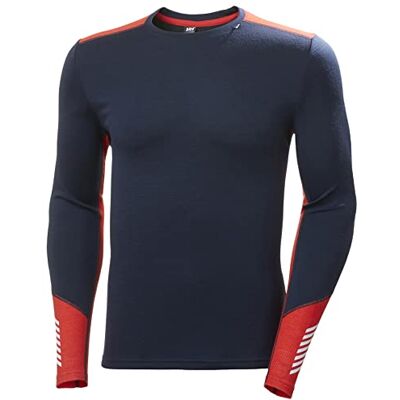 Hansen Herren Lifa Merino Midweight Crew Langarm Funktionsshirt Hansen Herren Lifa Merino Midweight Crew Langarm Funktionsshirt