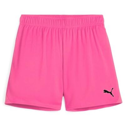 Puma teamGOAL Shorts WMNS, Unisex-Erwachsene Gestrickte Shorts, Fluro Pink PES- Black, 705754 Puma teamGOAL Shorts WMNS, Unisex-Erwachsene Gestrickte Shorts, Fluro Pink PES- Black, 705754
