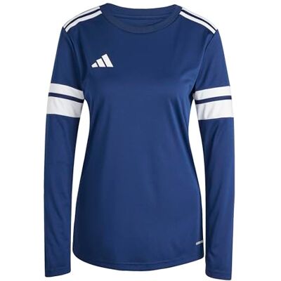 Adidas Damen Squadra25 Jersey Long Sleeve Shirt, Team Navy Blue 2/White, L Adidas Damen Squadra25 Jersey Long Sleeve Shirt, Team Navy Blue 2/White, L