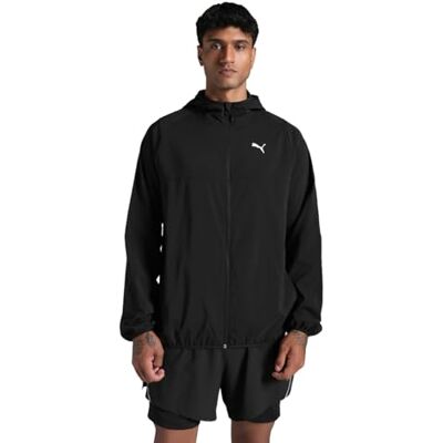 Puma Unisex M TAD TECH Woven Full Zip Gewebte Jacken, Black, Puma Unisex M TAD TECH Woven Full Zip Gewebte Jacken, Black,