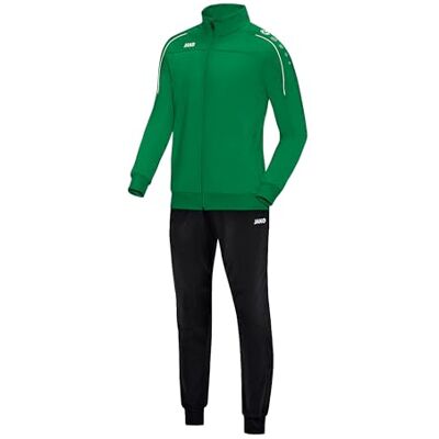 JAKO Unisex Trainingsanzug Polyester Classico, Sportgrün, XL JAKO Unisex Trainingsanzug Polyester Classico, Sportgrün, XL