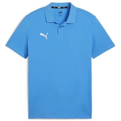 Puma Herren Teamgoal Casuals Poloshirt, Ignite Blue- White, S EU Puma Herren Teamgoal Casuals Poloshirt, Ignite Blue- White, S EU