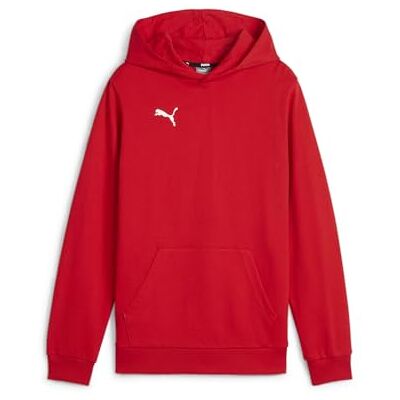 Puma Jungen Teamgoal Casuals Hoody Jr Pullover, Red- White, 164 EU Puma Jungen Teamgoal Casuals Hoody Jr Pullover, Red- White, 164 EU