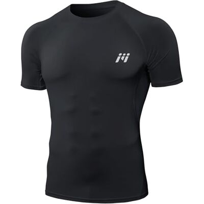 MEETWEE Kompressionsshirt Herren, Kurz/Langarm Funktionsshirt Männer Sportshirt Training Fitnessshirt Atmungsaktiv Laufshirt Unterhemd für Laufen Jogging Sport Turnhalle MEETWEE Kompressionsshirt Herren, Kurz/Langarm Funktionsshirt Männer Sportshirt Training Fitnessshirt Atmungsaktiv Laufshirt Unterhemd für Laufen Jogging Sport Turnhalle