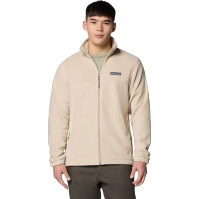Columbia Steens Mountain™ 2.0 Fleecejacke mit durchgehendem Reißverschluss, Beige (Ancient Fossil), Größe M Columbia Steens Mountain™ 2.0 Fleecejacke mit durchgehendem Reißverschluss, Beige (Ancient Fossil), Größe M