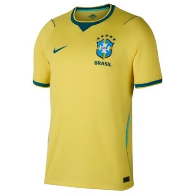 NIKE Brasilien Heimtrikot Herren L – Brazil National Team Fußball Trikot – WM 2026 World Cup Fan Jersey NK Dri-FIT Stadium Shirt, Canary/Light Menta/Geode Teal NIKE Brasilien Heimtrikot Herren L – Brazil National Team Fußball Trikot – WM 2026 World Cup Fan Jersey NK Dri-FIT Stadium Shirt, Canary/Light Menta/Geode Teal
