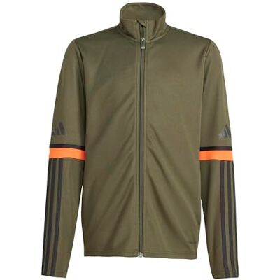 Adidas Unisex Kinder SQUADRA25 TRAINING JACKET KIDS, night cargo/black/semi impact orange, 11-12 Years Adidas Unisex Kinder SQUADRA25 TRAINING JACKET KIDS, night cargo/black/semi impact orange, 11-12 Years