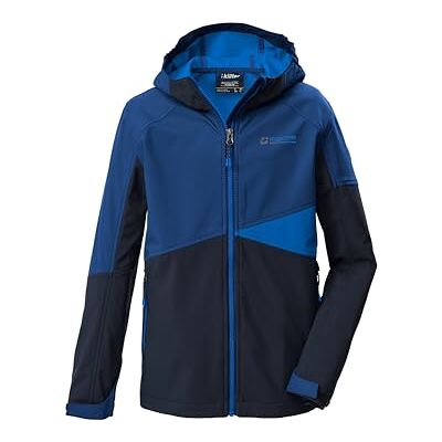 Killtec Jungen Softshelljacke/Outdoorjacke mit Kapuze KOS 142 BYS SFTSHLL JCKT, blau, 176, 44087-000 Killtec Jungen Softshelljacke/Outdoorjacke mit Kapuze KOS 142 BYS SFTSHLL JCKT, blau, 176, 44087-000