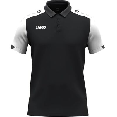 JAKO Unisex Poloshirt Dynamic, schwarz/weiß/anthrazit, L JAKO Unisex Poloshirt Dynamic, schwarz/weiß/anthrazit, L
