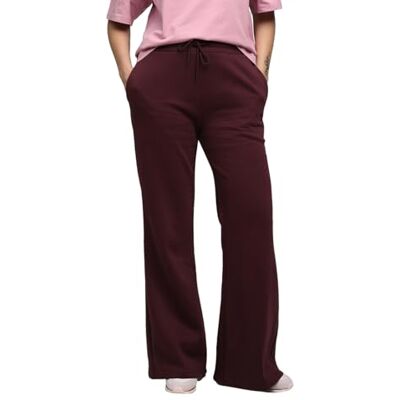 Puma Damen Her Comfort High-Waist Straight Pants FL Op Strickhose, Rubinschimmer, XS EU Puma Damen Her Comfort High-Waist Straight Pants FL Op Strickhose, Rubinschimmer, XS EU